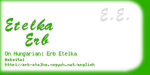 etelka erb business card